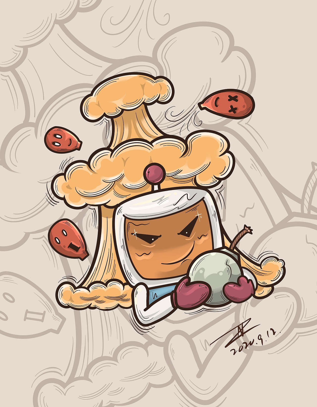 炸弹人（图ZMjI2OTYyNDQw） - 创作习作 - 站酷设计师阿正正正呀原创素材 - 站酷ZCOOL