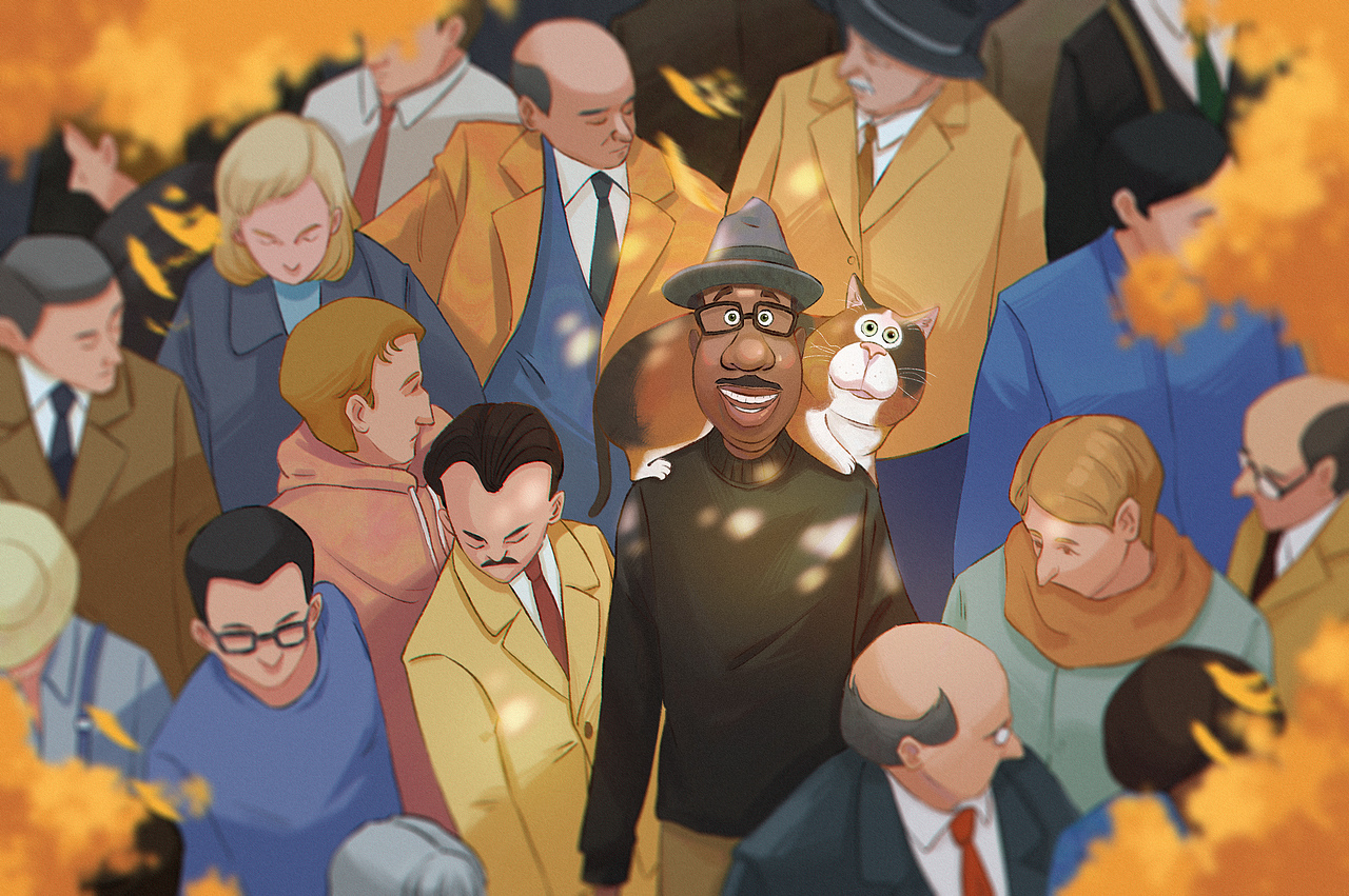 举报收藏分享原创作品插画创作习作心灵奇旅电影同人板绘色彩海报治愈