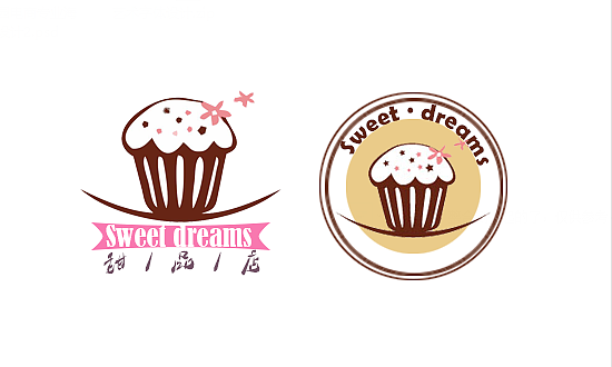 甜品店logo设计|ui|图标|鬼谷子设计 - 原创作品 - 站酷 (zcool)