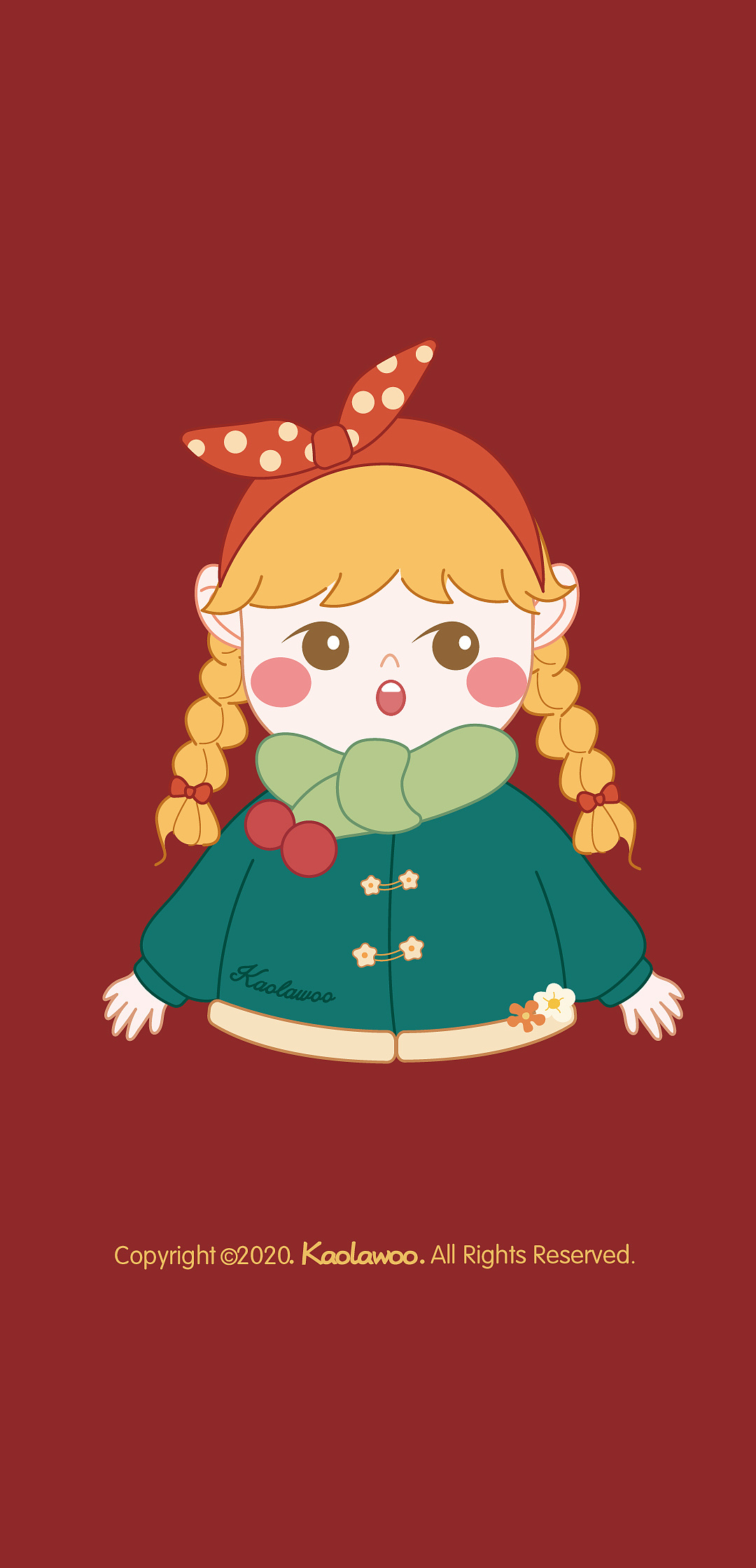 小精灵大脸女孩|插画|儿童插画|kaolawoo - 原创作品 - 站酷 (zcool)