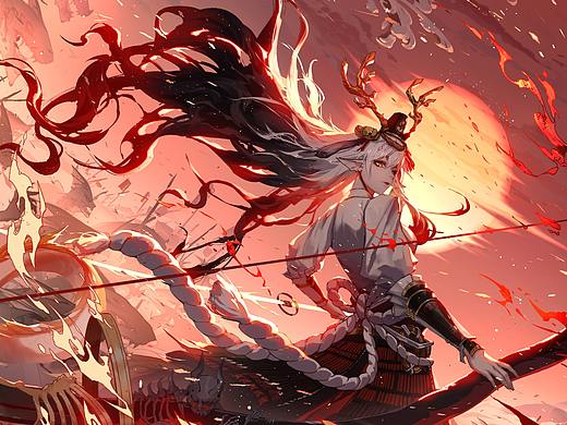 狩野千浤【阴阳师】商稿和同人合集一