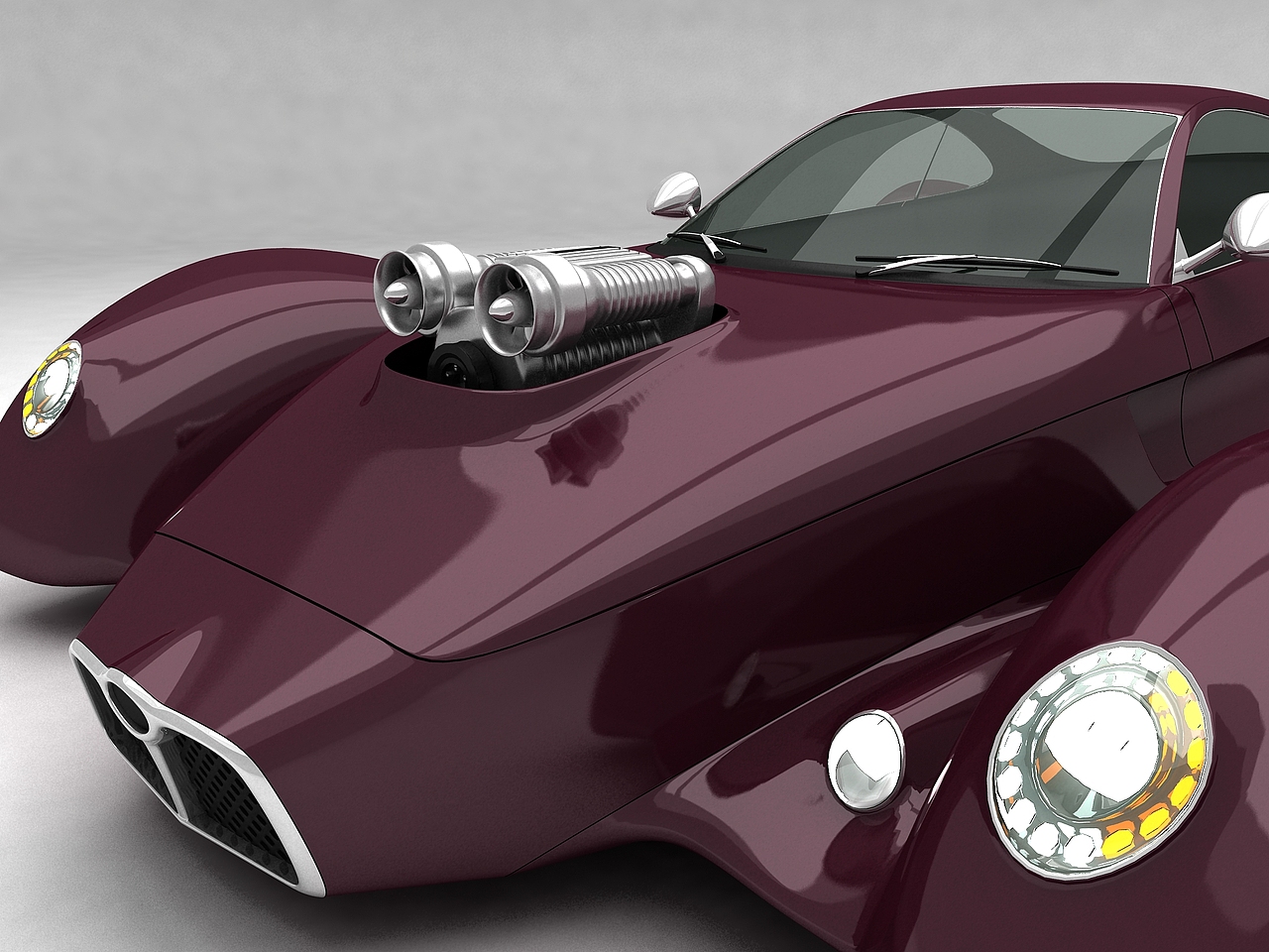 Salvator 复古概念车——外观篇（图ZMTM4ODkwNTI=） - 交通工具 - 站酷设计师hruibiao原创素材 - 站酷ZCOOL