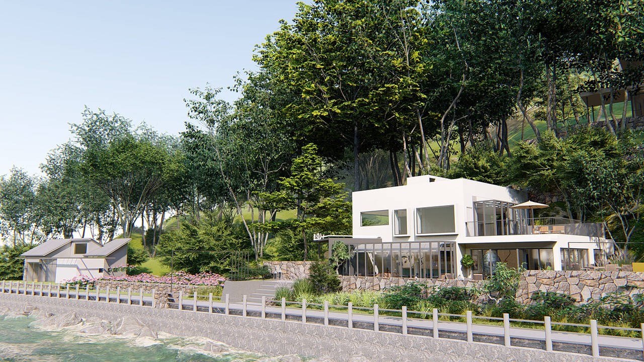 宁波象山"海上牧心"度假民宿建筑改造工程（图ZMTI4MjA2MzUy） - 景观设计 - 站酷设计师游鱼pursue原创素材 - 站酷ZCOOL