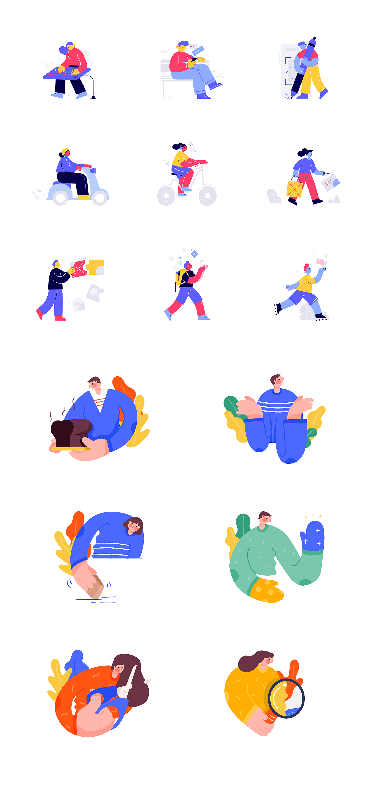 人物插画练习（图ZMjE2OTI2ODE2） - 创作习作 - 站酷设计师自由随风原创素材 - 站酷ZCOOL