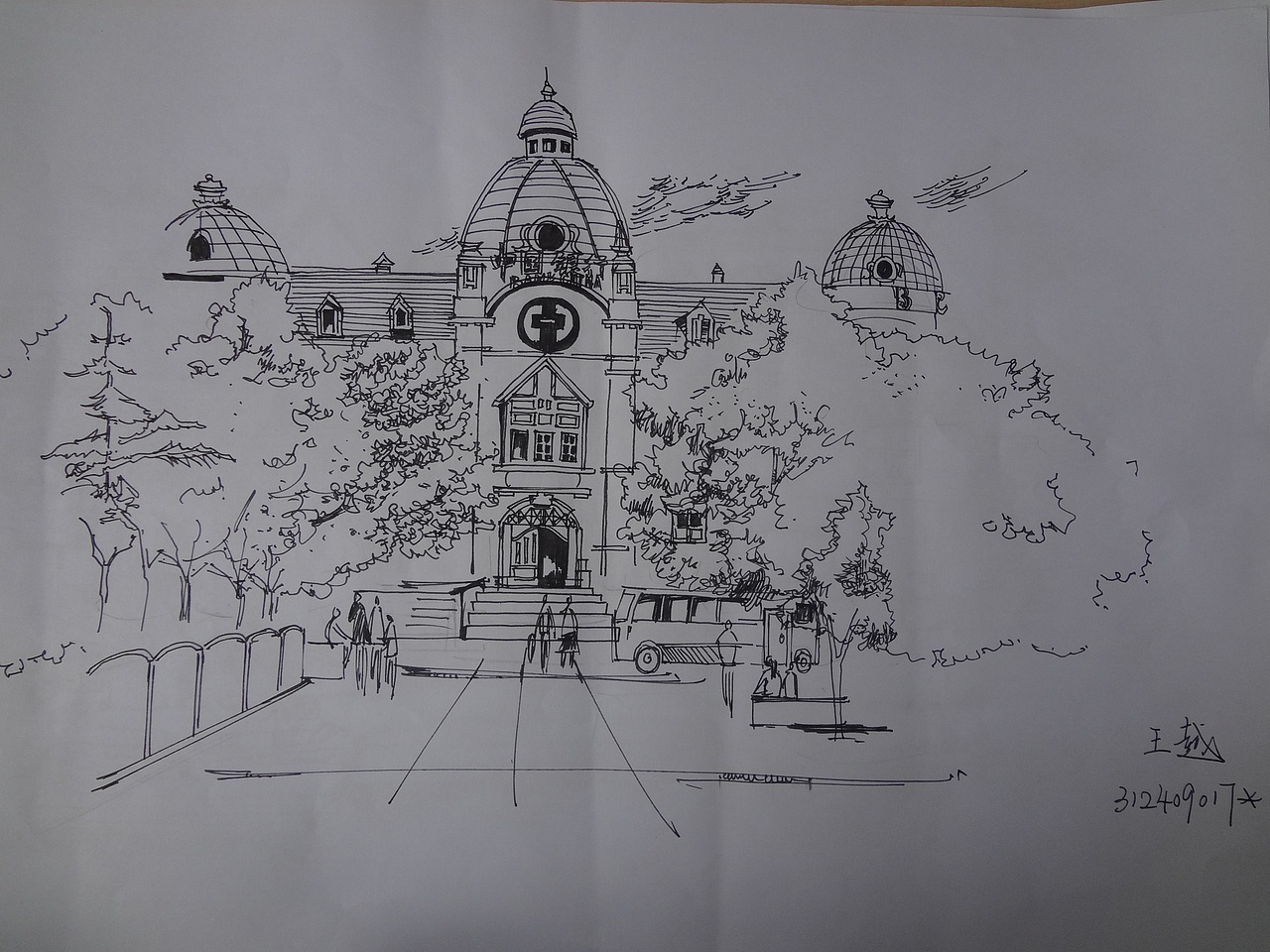 建筑写生（图ZMjI3NTkwMDcy） - 建筑设计 - 站酷设计师你你你你扭扭捏捏原创素材 - 站酷ZCOOL