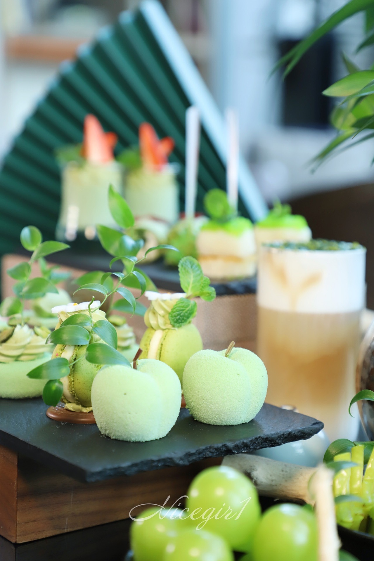 春季下午茶抹茶风味