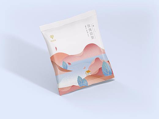 一森 玫瑰奶茶包装设计