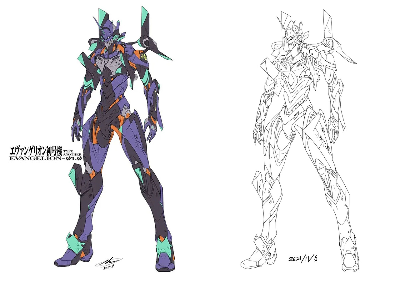 【临摹】eva初号机