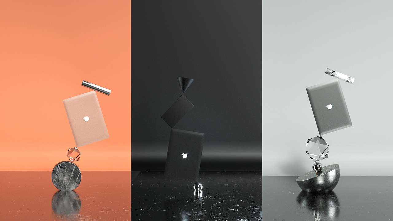 C4D产品动画 《APPLE苹果电脑动画》