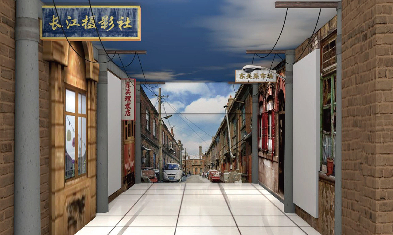 万达广场街区通道改造Design