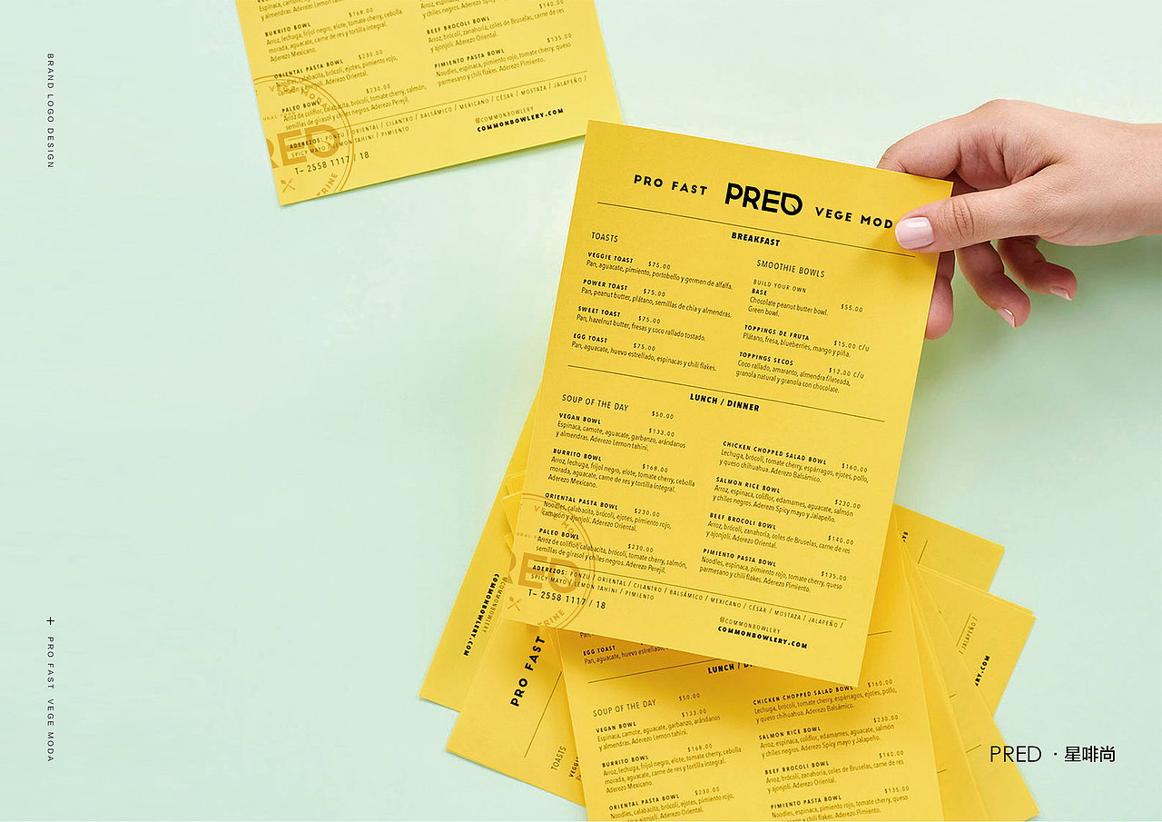 PRED轻食品牌LOGO设计提案