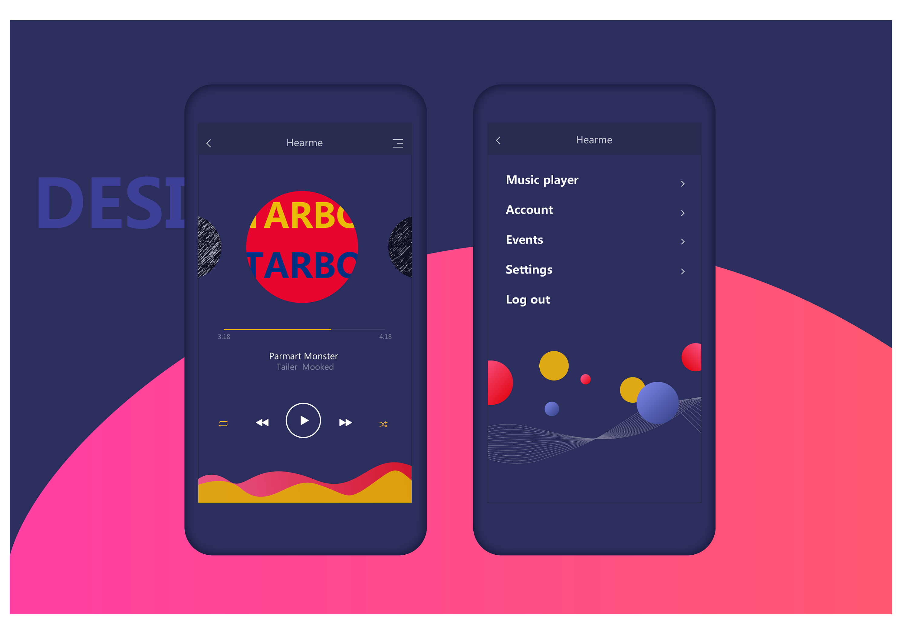 深色系配色临摹