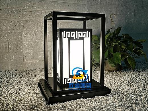 新中式水景庭院灯烤漆草坪灯售楼部工程景观灯特色灯柱