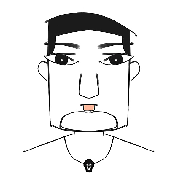 卡通头像-朋友（图ZMzAxNDAxMjg=） - 单幅漫画 - 站酷设计师FShou原创素材 - 站酷ZCOOL