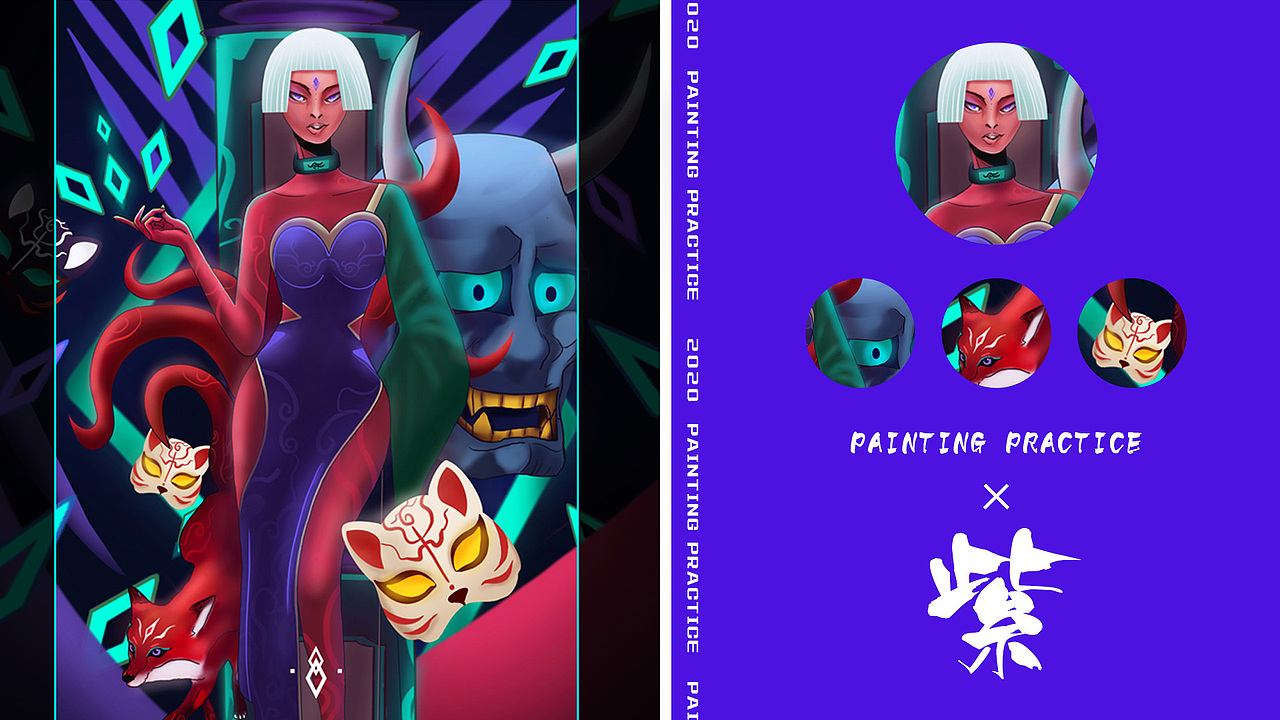 钟丽香作品集（图ZMjA2NTY5NzM2） - PPT/Keynote - 站酷设计师雪青幻想原创素材 - 站酷ZCOOL