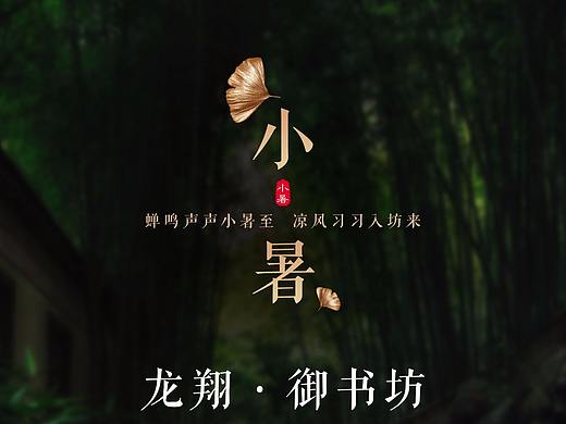 地产小暑、大暑、处暑等节气海报