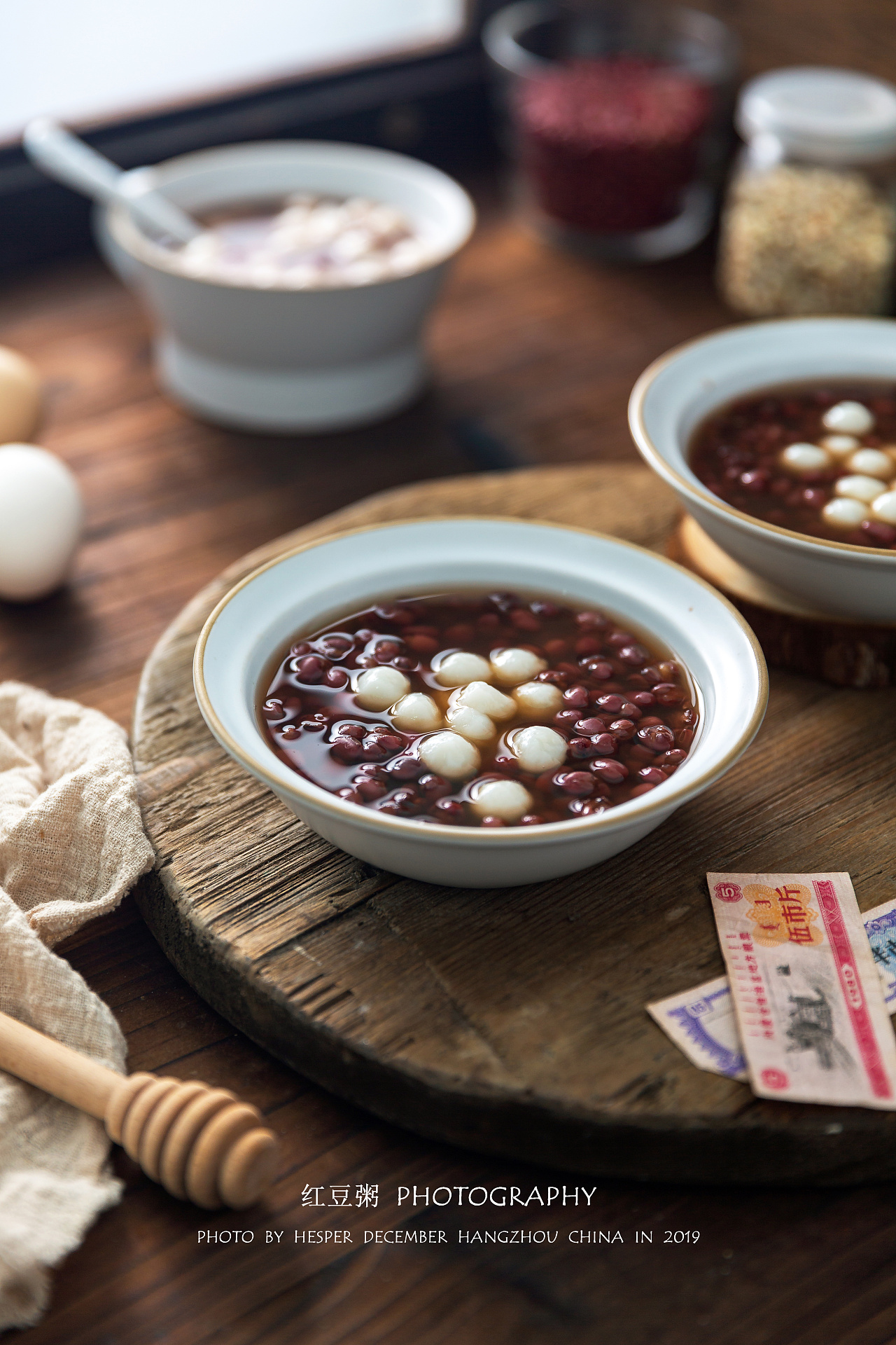 分享红豆糯米饭的做法，放适量的葡萄干，软糯香甜 - 哔哩哔哩