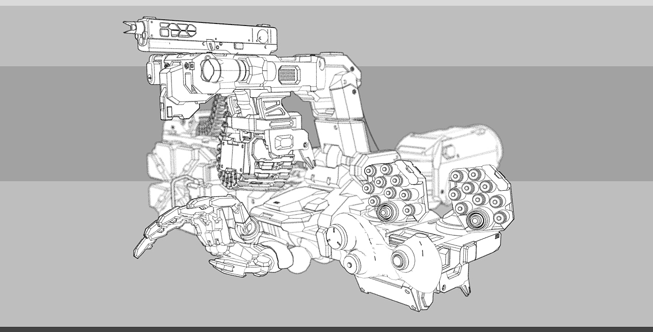 GLOCK-AMGE外骨骼重型枪管自动手枪（图ZMTQ1ODkwODMy） - 概念设定 - 站酷设计师azgcz原创素材 - 站酷ZCOOL