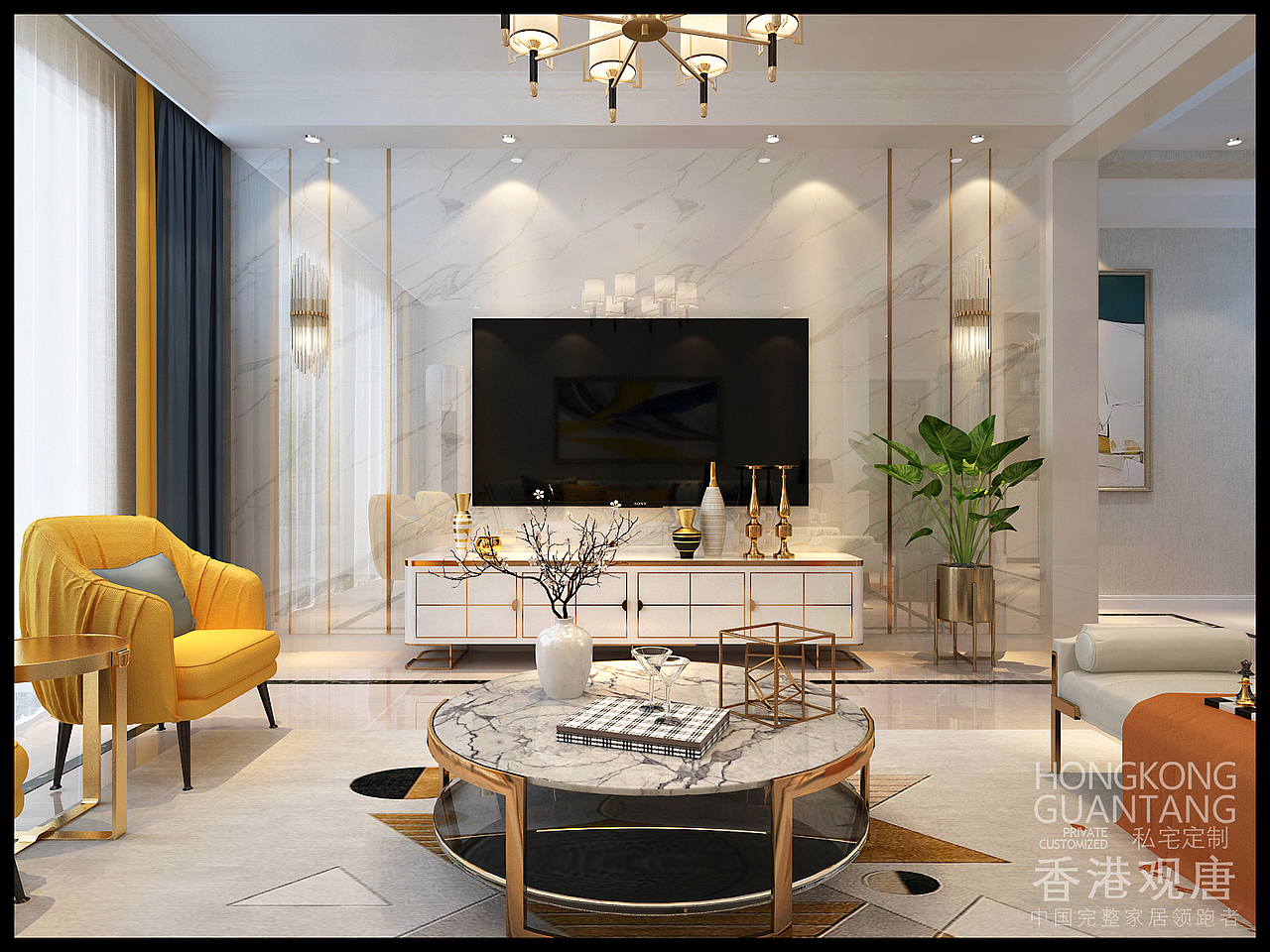 滕州装修 龙泉首府现代轻奢风格现代最流行的装修效果（图ZMTYyMjk0MDU2） - 家装设计 - 站酷设计师滕州观唐原柳娜原创素材 - 站酷ZCOOL