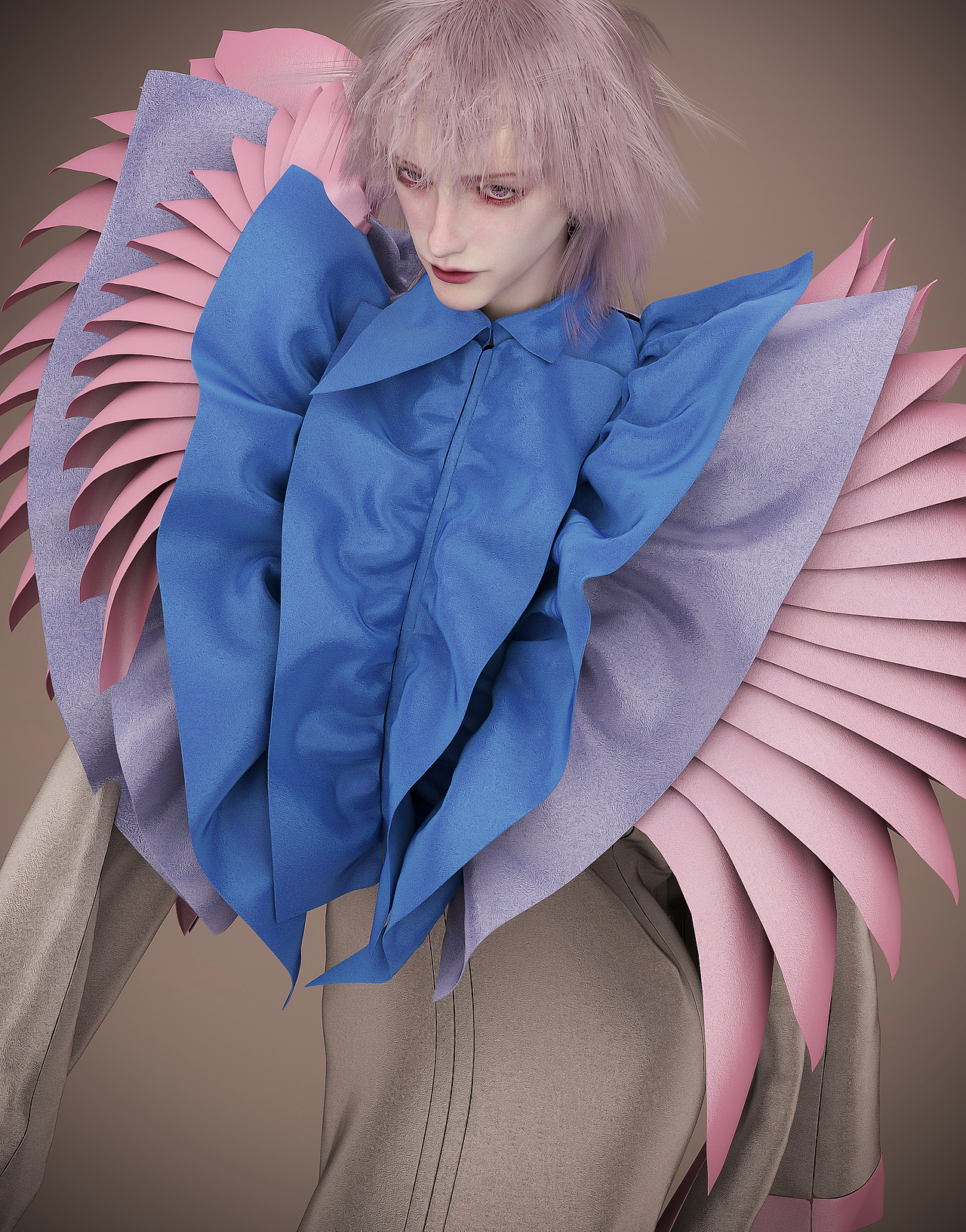 服装设计建模（图ZMjkwMTk4MjIw） - 休闲/流行服饰 - 站酷设计师AsaAnemone原创素材 - 站酷ZCOOL