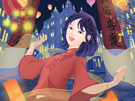 新年插画练习
