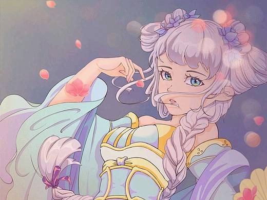 古风少女（个人主页-ZNjQ4NDUzMzI=） - 创作习作 - 站酷设计师SIMEIHUI原创素材 - 站酷ZCOOL