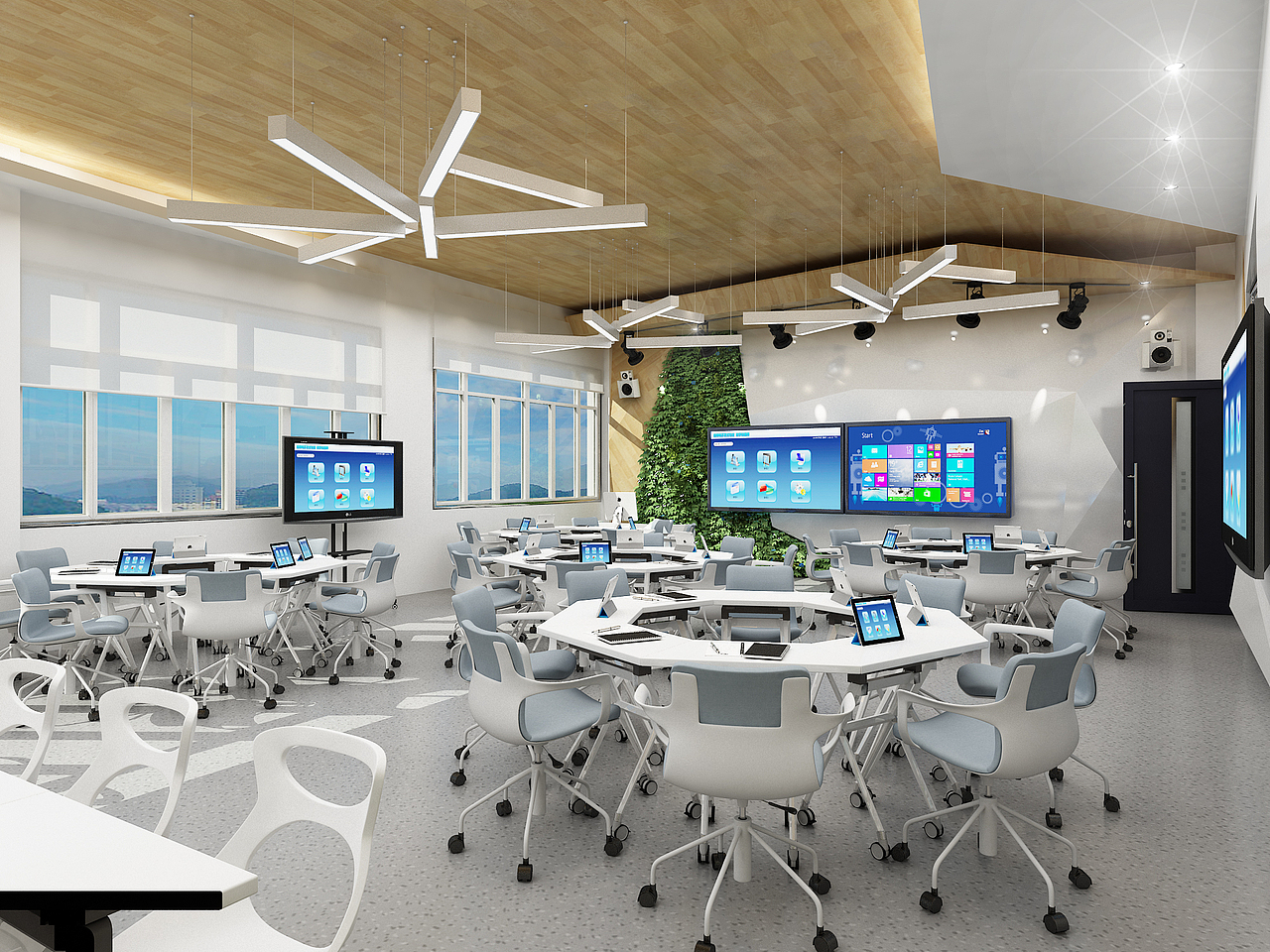 重庆某高中未来教室