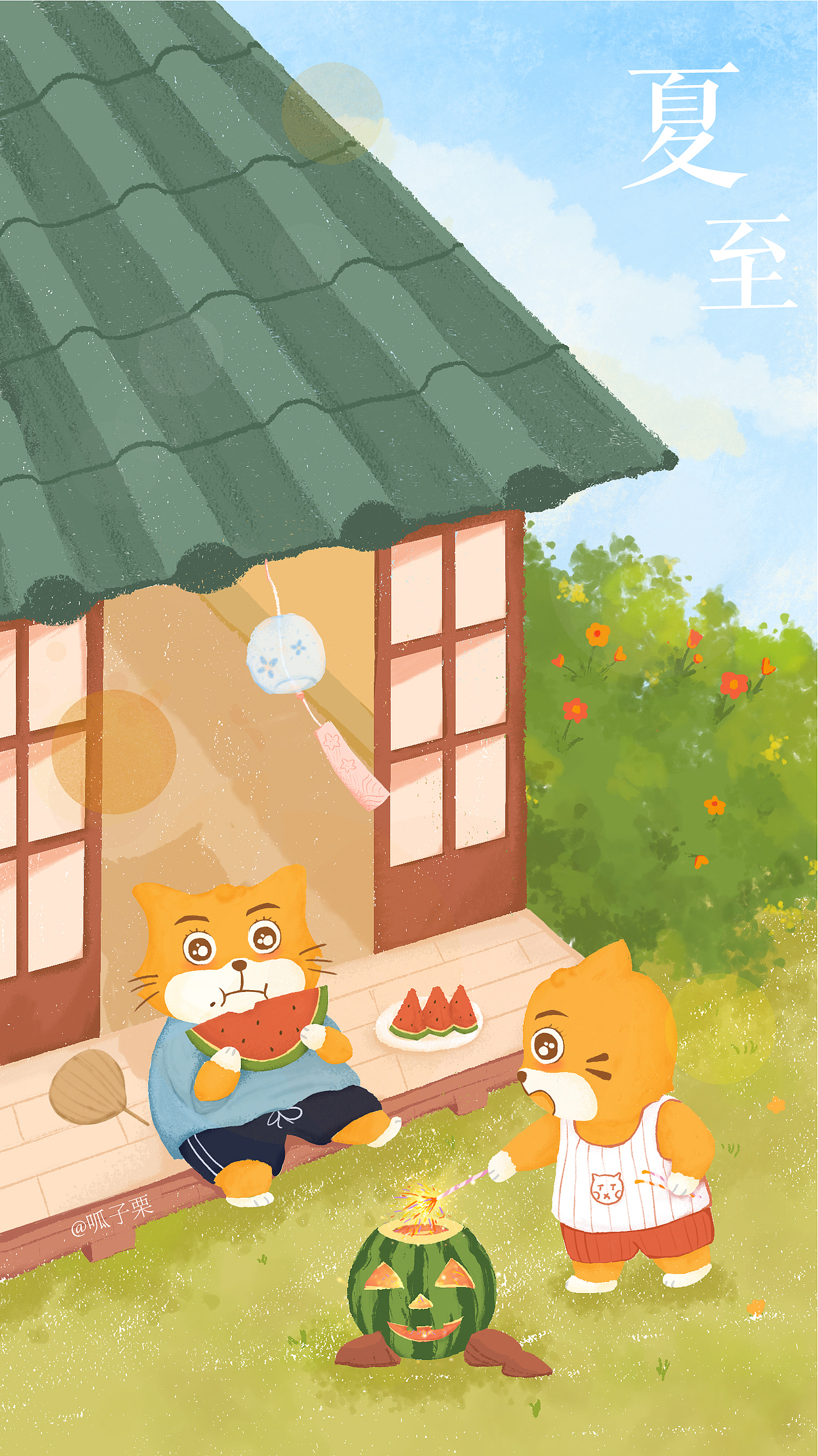 画的一些节气节日（图ZMTY3NTMyNjA4） - 艺术插画 - 站酷设计师牙芽楽原创素材 - 站酷ZCOOL