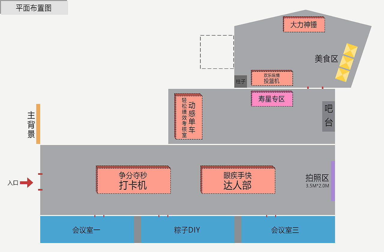 活动平面布置图