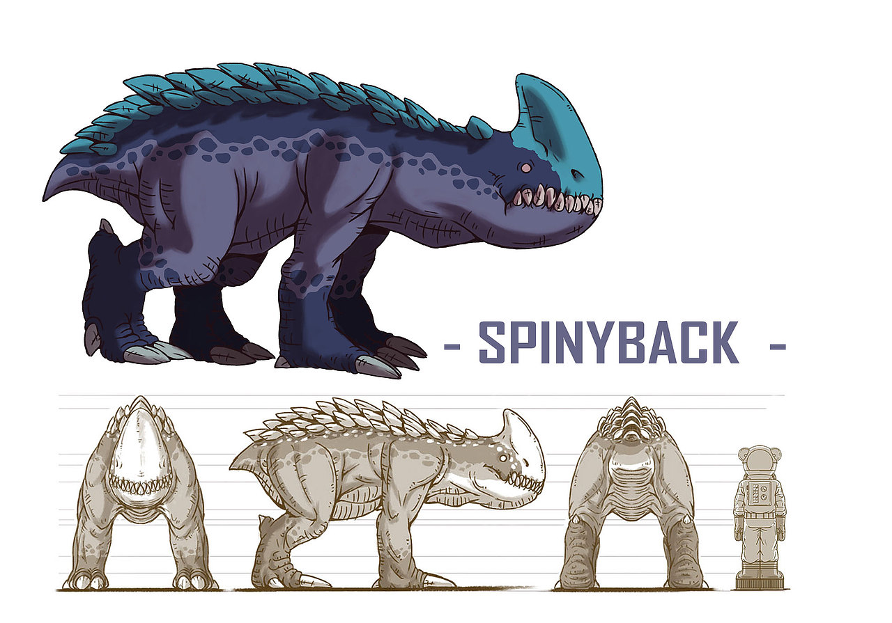 棘背兽&毛咔咔人 进入三次元！