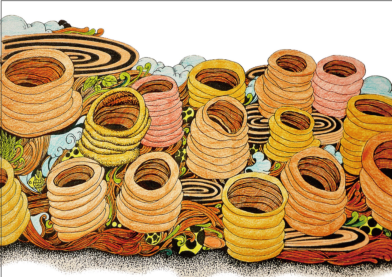 《陶陶》之二|插画|商业插画|莫失莫忘never_原创作品-站酷zcool