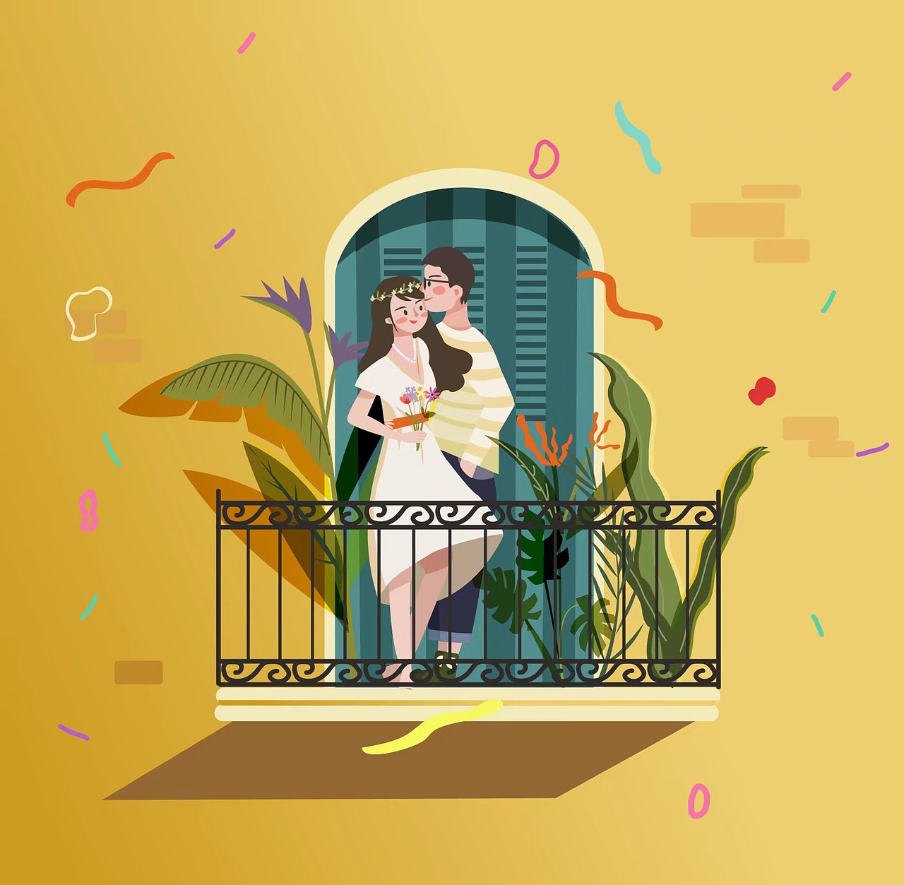 和你看风景（图ZMTk2MDQ5MDMy） - 商业插画 - 站酷设计师roxie魏不饱原创素材 - 站酷ZCOOL