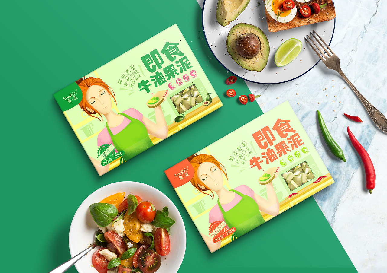 泰蓝即食牛油果泥