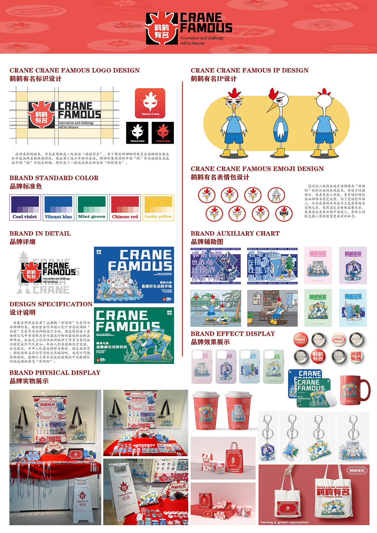鹤鹤有名-国鹤IP-形象设计（图ZMzQyMDEyODU2） - IP形象 - 站酷设计师小羊RainBow原创素材 - 站酷ZCOOL