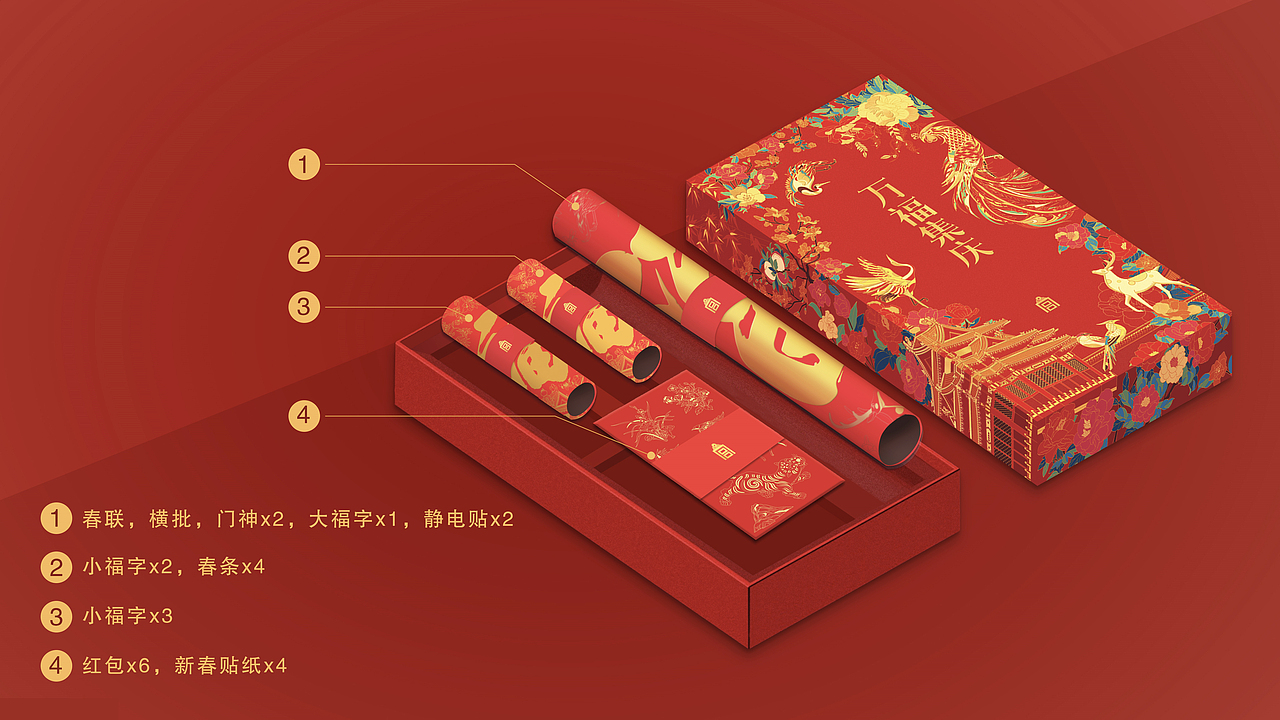 【文创产品】万福集庆主题-2022年故宫新年礼盒