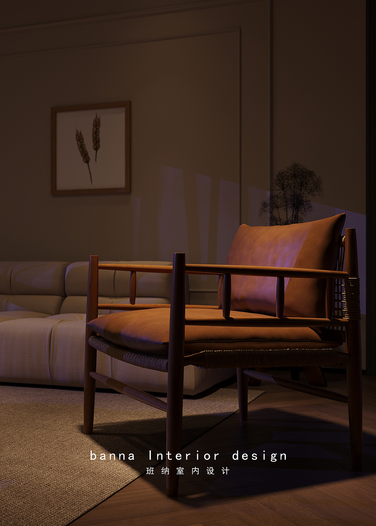 原创轻法复古风夜景渲染（图ZMzQ1ODM4NTg4） - 家装设计 - 站酷设计师班纳室内设计原创素材 - 站酷ZCOOL