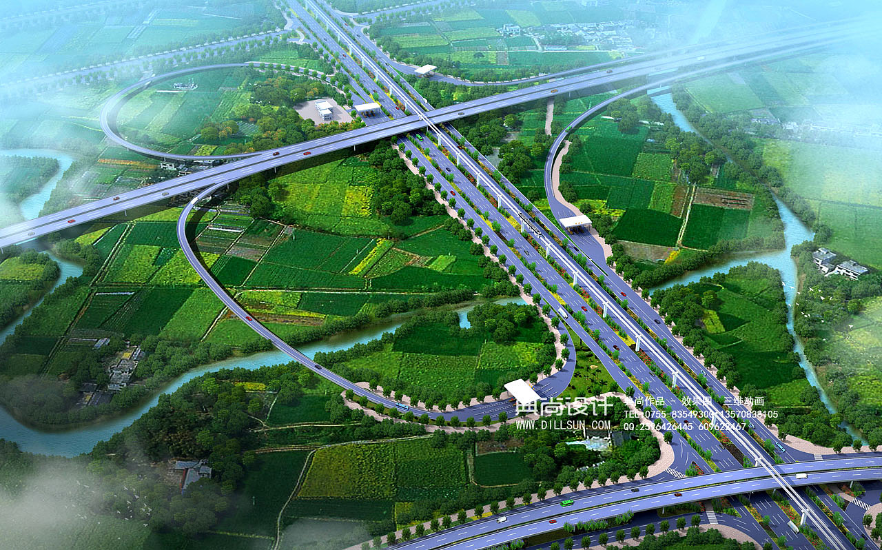 立交桥效果图3