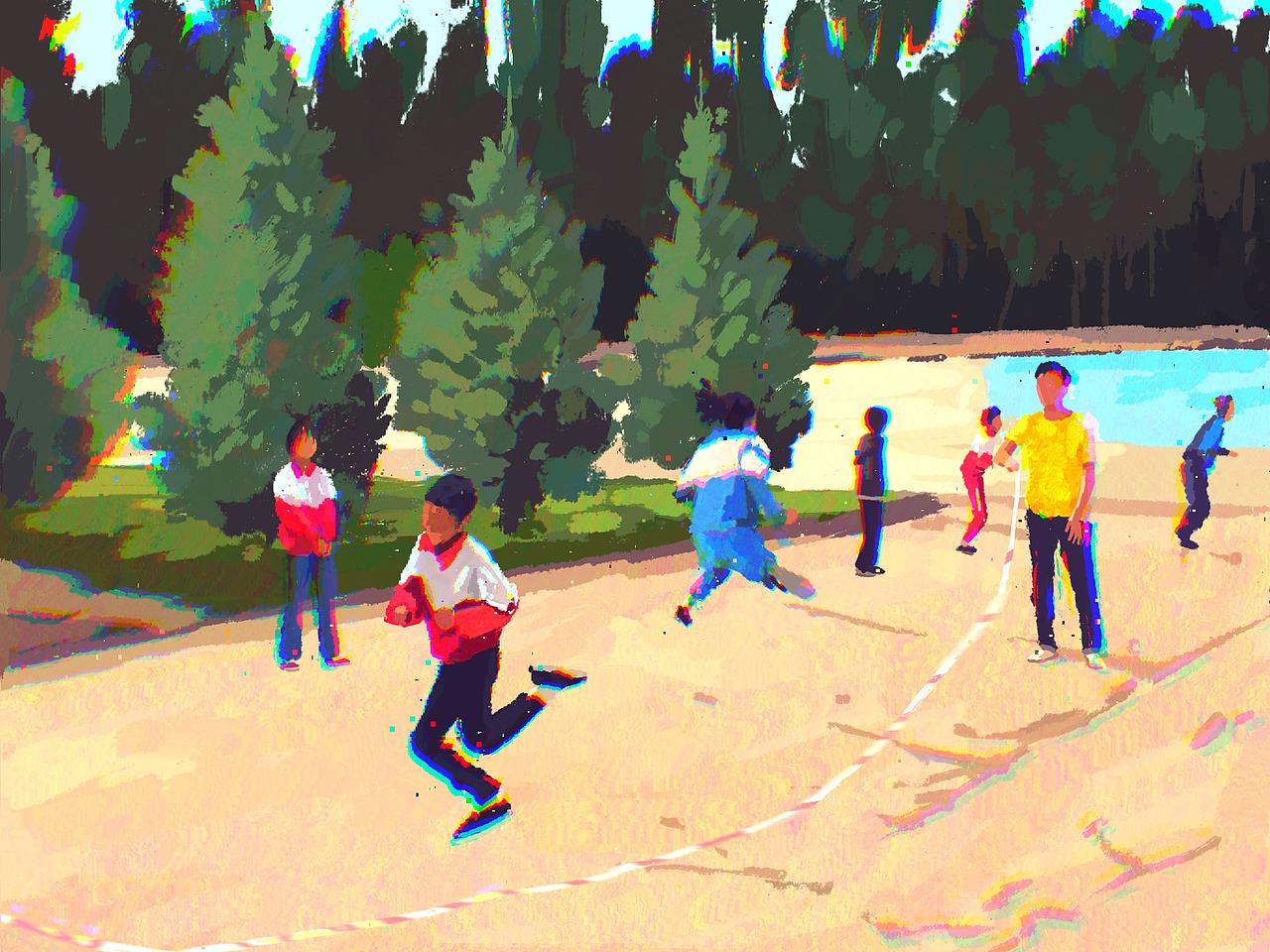 阳光把云彩变得浪漫。（图ZMzc4MzY2MTg0） - 艺术插画 - 站酷设计师Fangpeiii原创素材 - 站酷ZCOOL
