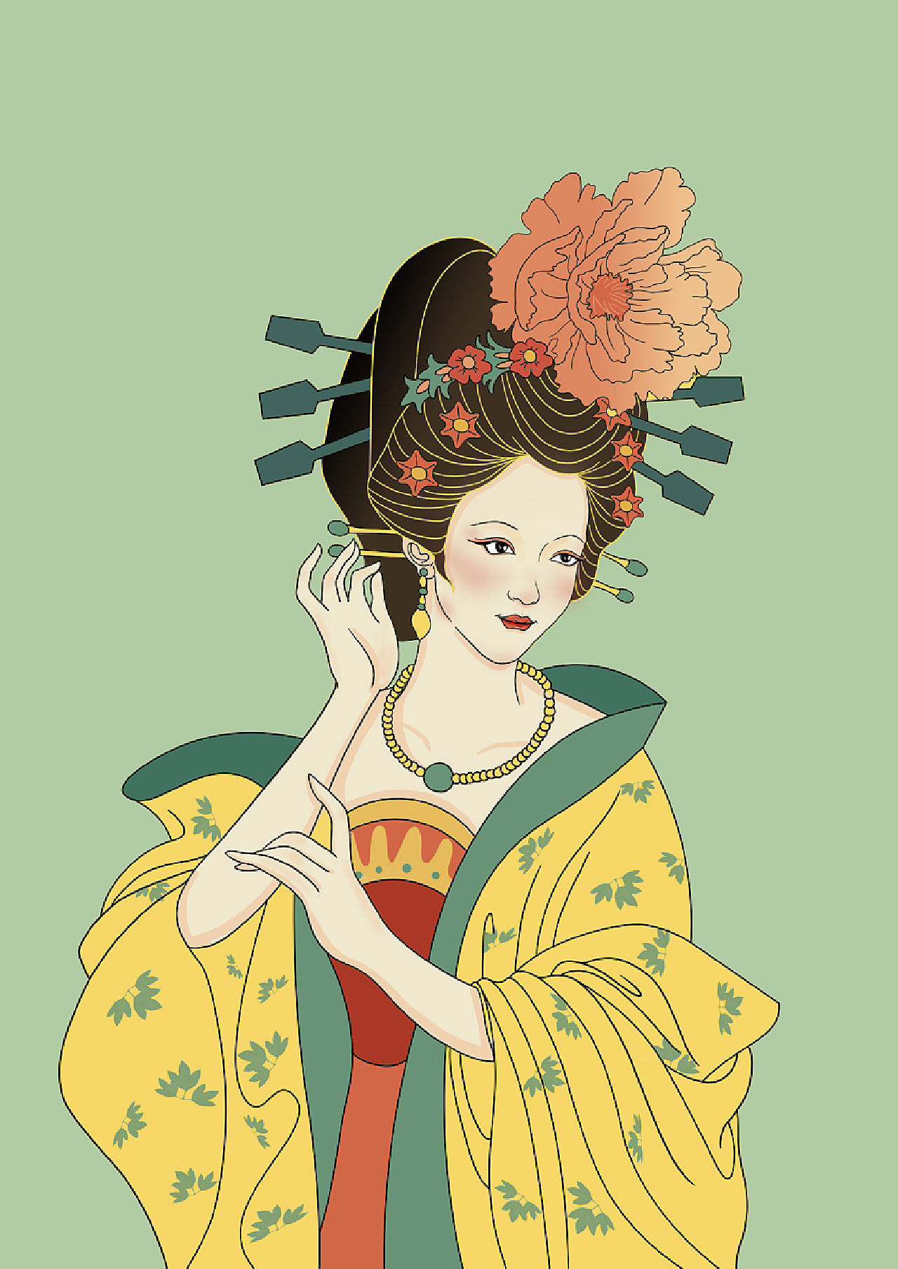经典之美—碧生源包装设计四大美女系列产品_乖摸摸头倩-站酷ZCOOL