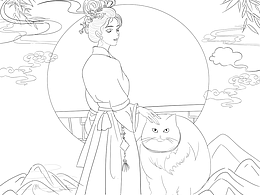 每一次挥动画笔，都是与内心的对话。这些练习稿记录了