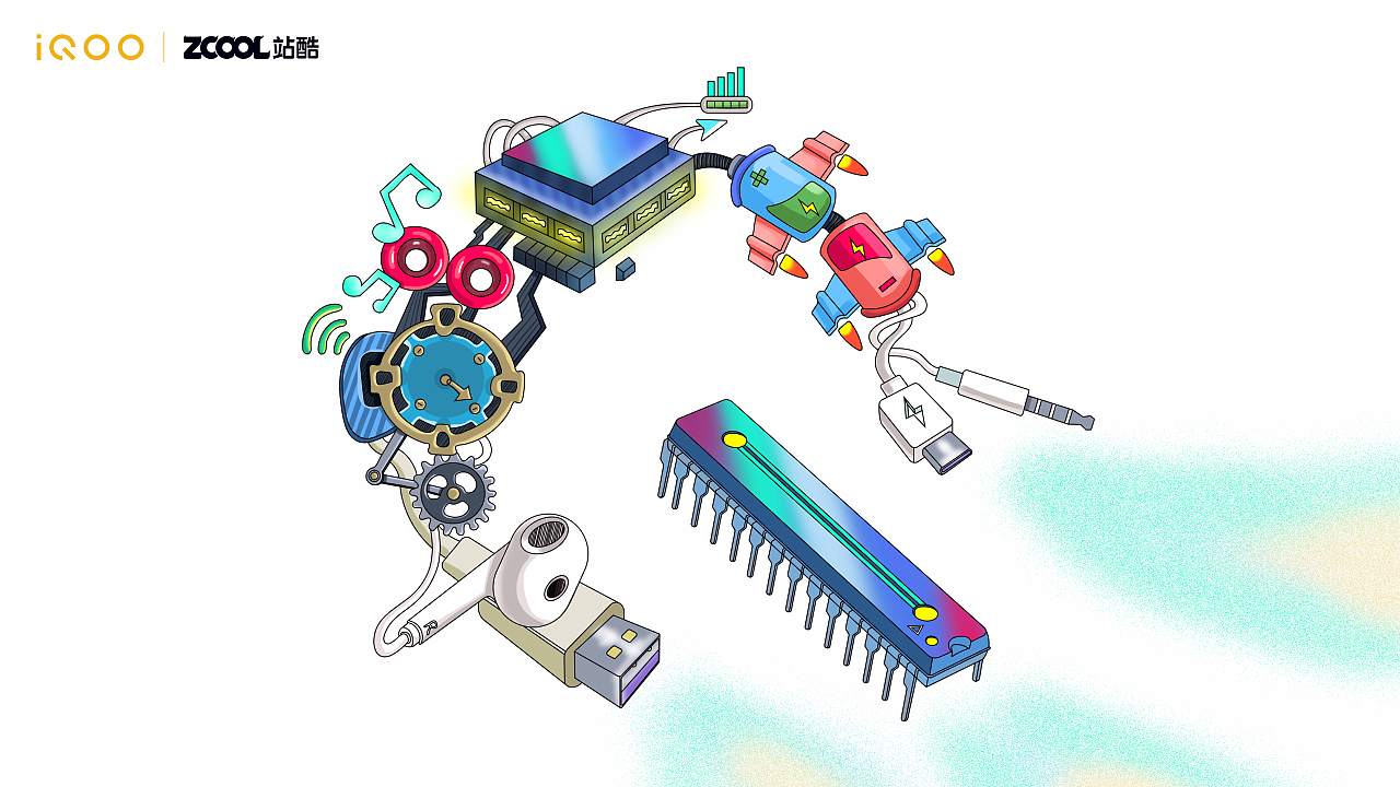 IQOO“强悍”由内到外（图ZMjUzNTYyMDky） - 海报 - 站酷设计师狗太皮原创素材 - 站酷ZCOOL