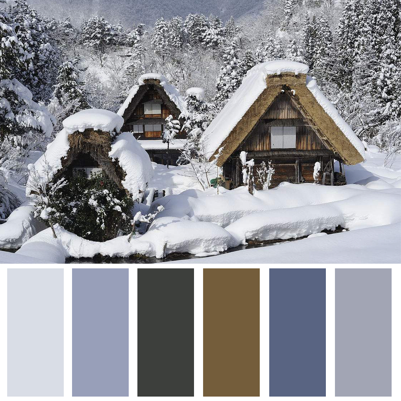 冬天的颜色（配色方案）（图ZOTgzODE5ODg=） - 其他平面 - 站酷设计师PEIXUAN522原创素材 - 站酷ZCOOL