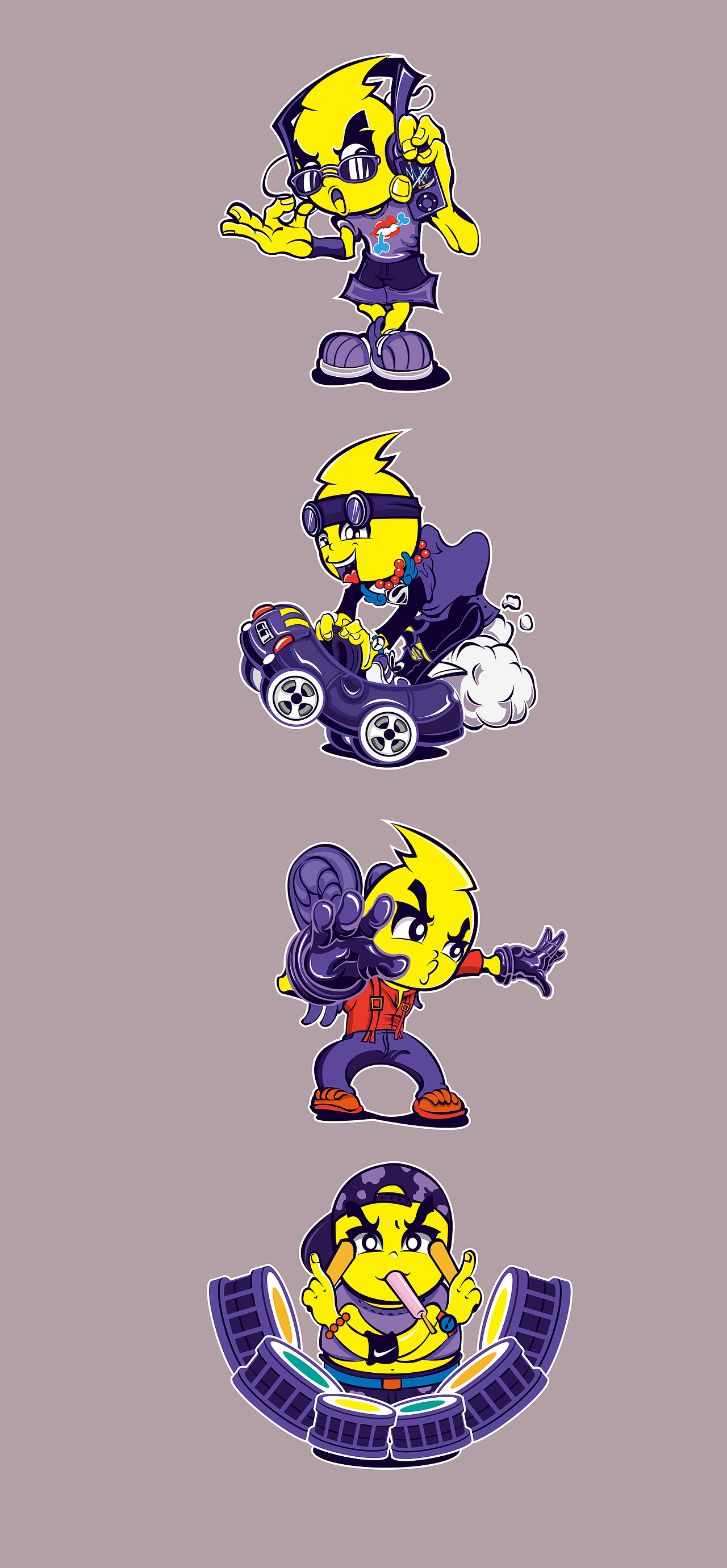 卡通人物的設(shè)計(jì)（圖ZMjQ3MjcyNDQ=） - 單幅漫畫 - 站酷設(shè)計(jì)師不走不走原創(chuàng)素材 - 站酷ZCOOL