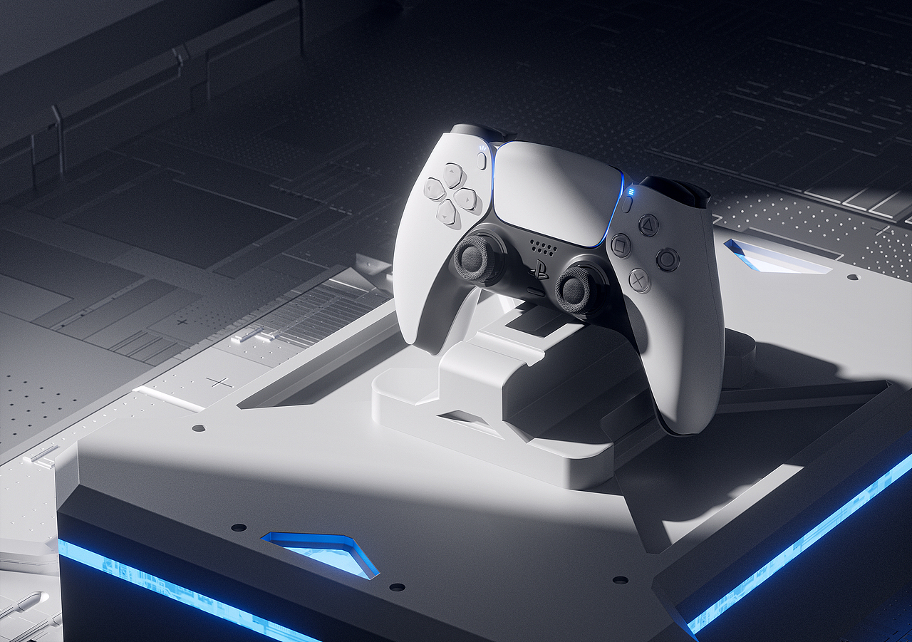 产品创意表现-PS5手柄