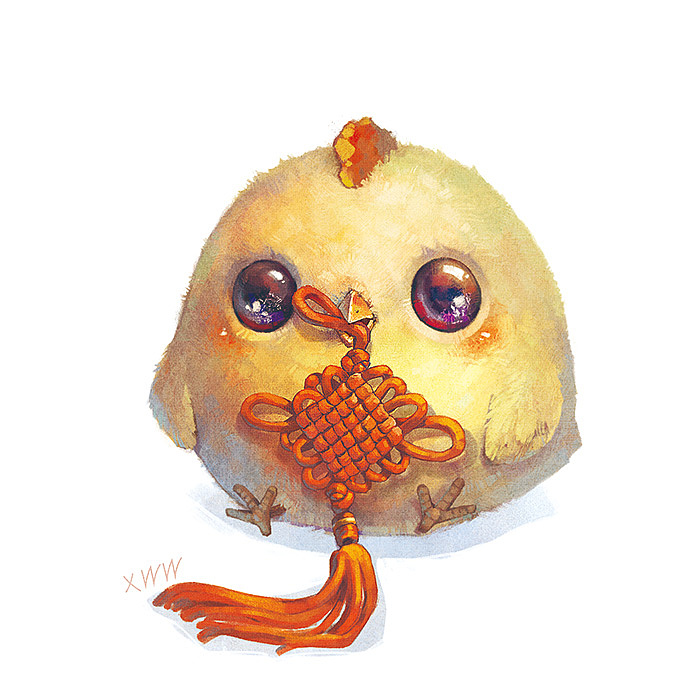 【萌宠 by 雪娃娃】小叽叽急拜年~~（图ZNjkwOTc4MTY=） - 商业插画 - 站酷设计师雪娃娃童画原创素材 - 站酷ZCOOL