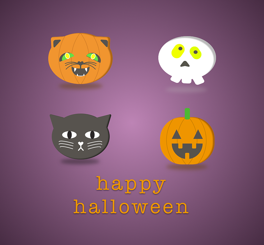 万圣节sketch画几个娃娃玩