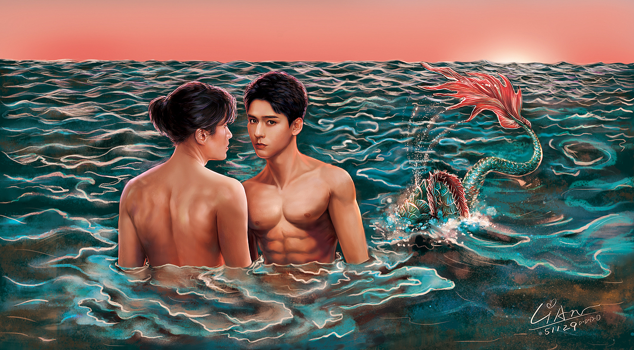 公主与恶龙（图ZMjY0NDE2NzY4） - 艺术插画 - 站酷设计师LIAN51129原创素材 - 站酷ZCOOL