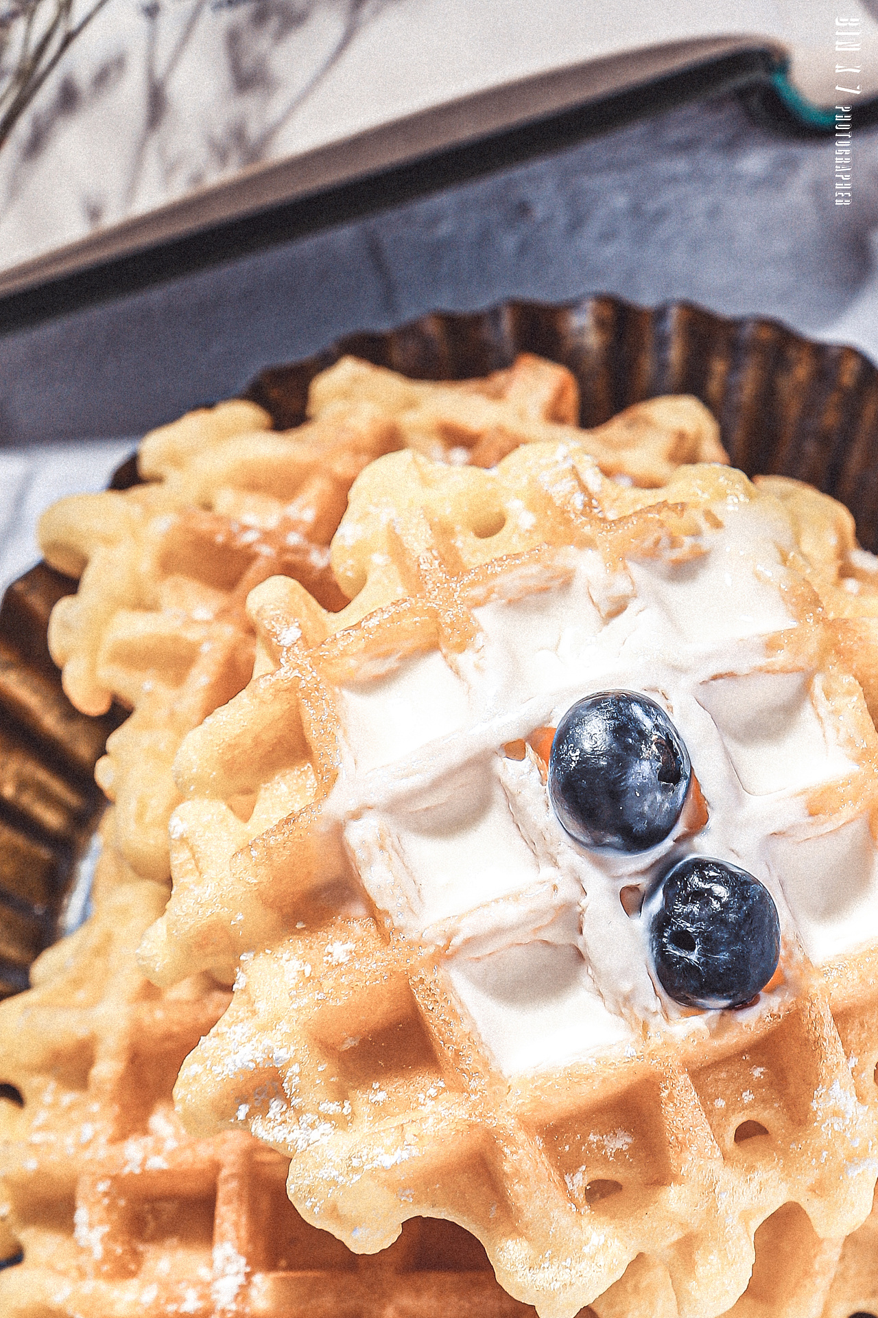 卡侬尼华夫饼面包糕点蛋糕甜点