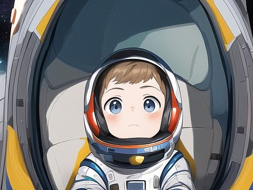 动漫插画之宇宙系列