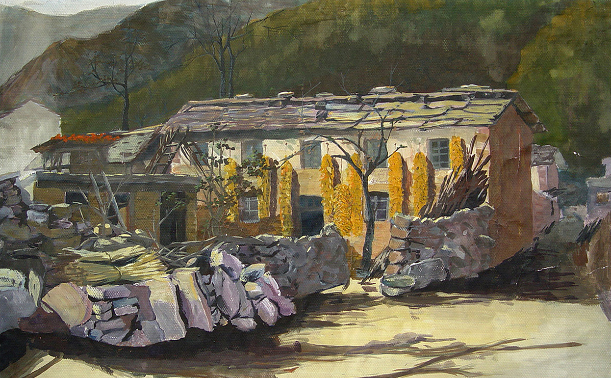 太行山写生（图ZNzA4NTkxNTY=） - 绘画 - 站酷设计师花田错A原创素材 - 站酷ZCOOL